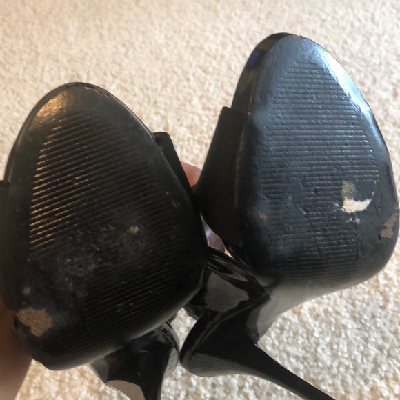 Burgundy animal print sandals - Picture 4 of 5